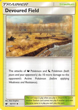 Devoured Field 93/111 - Crimson Invasion Reverse Holofoil