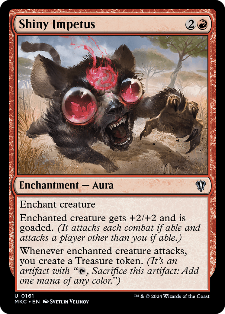 Shiny Impetus (MKC-161) - Murders at Karlov Manor Commander - Premium MTG Single from Wizards of the Coast - Just $0.24! Shop now at Game Crave Tournament Store