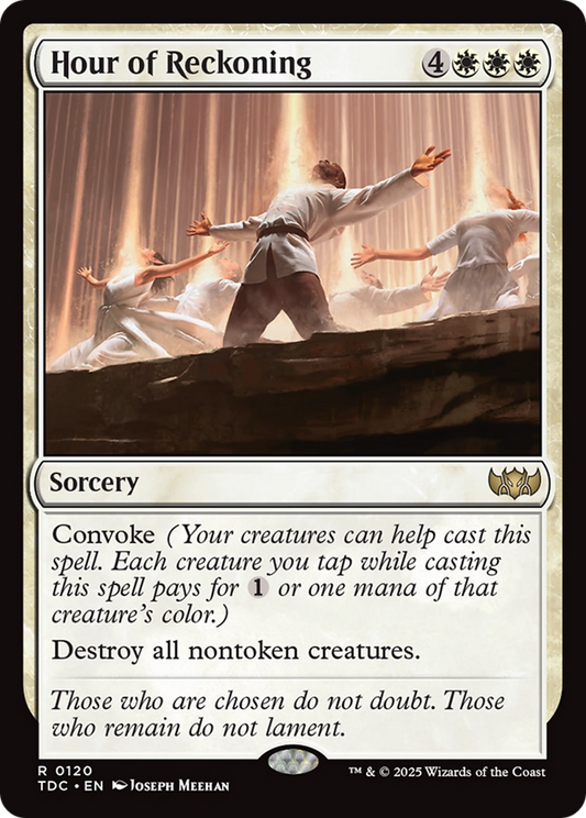 Hour of Reckoning (TDC-120) - Tarkir: Dragonstorm Commander - Premium MTG Single from Wizards of the Coast - Just $0.08! Shop now at Game Crave Tournament Store