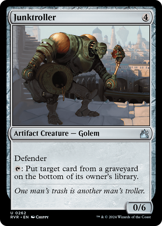 Junktroller (RVR-262) - Ravnica Remastered - Premium MTG Single from Wizards of the Coast - Just $0.25! Shop now at Game Crave Tournament Store