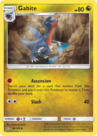 Gabite 98/156 - Ultra Prism Reverse Holofoil