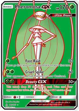 Pheromosa-GX 140/156 - Ultra Prism Holofoil