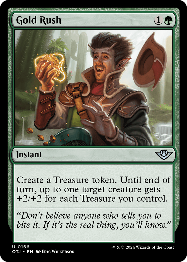 Gold Rush (OTJ-166) - Outlaws of Thunder Junction Foil - Premium MTG Single from Wizards of the Coast - Just $0.25! Shop now at Game Crave Tournament Store