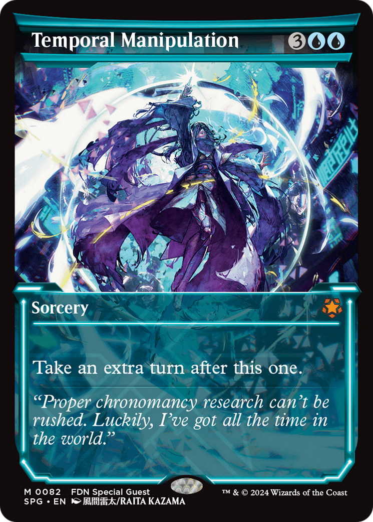 Temporal Manipulation (SPG-082) - Special Guests: (Showcase) Foil - Premium MTG Single from Wizards of the Coast - Just $11.75! Shop now at Game Crave Tournament Store