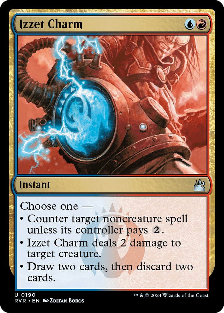 Izzet Charm (RVR-190) - Ravnica Remastered - Premium MTG Single from Wizards of the Coast - Just $0.25! Shop now at Game Crave Tournament Store