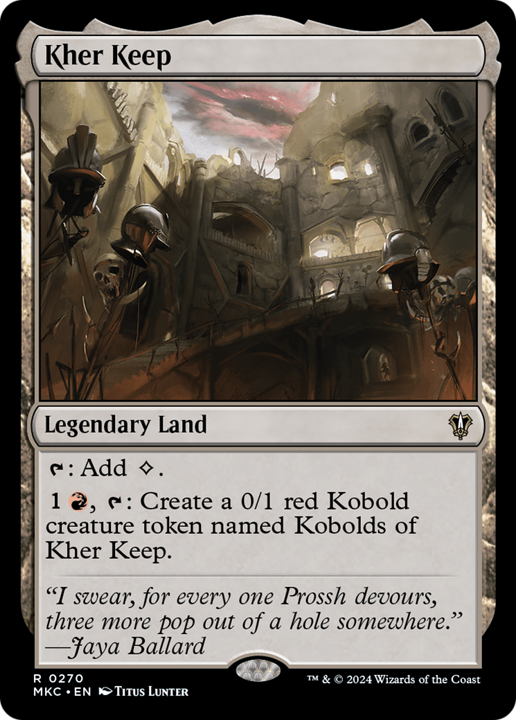 Kher Keep (MKC-270) - Murders at Karlov Manor Commander - Premium MTG Single from Wizards of the Coast - Just $0.25! Shop now at Game Crave Tournament Store