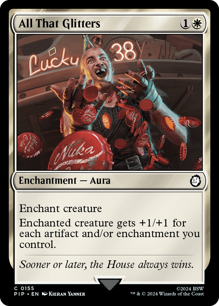 All That Glitters (PIP-155) - Fallout Foil - Premium MTG Single from Wizards of the Coast - Just $0.94! Shop now at Game Crave Tournament Store
