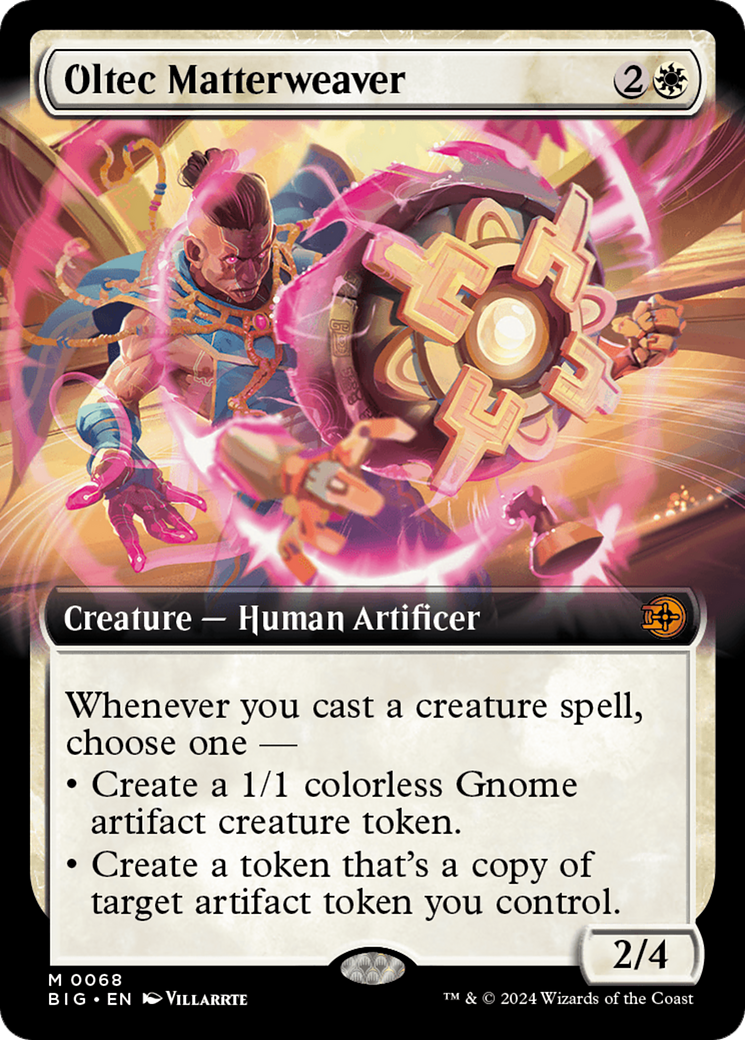 Oltec Matterweaver (BIG-068) - The Big Score: (Extended Art) - Premium MTG Single from Wizards of the Coast - Just $3.49! Shop now at Game Crave Tournament Store