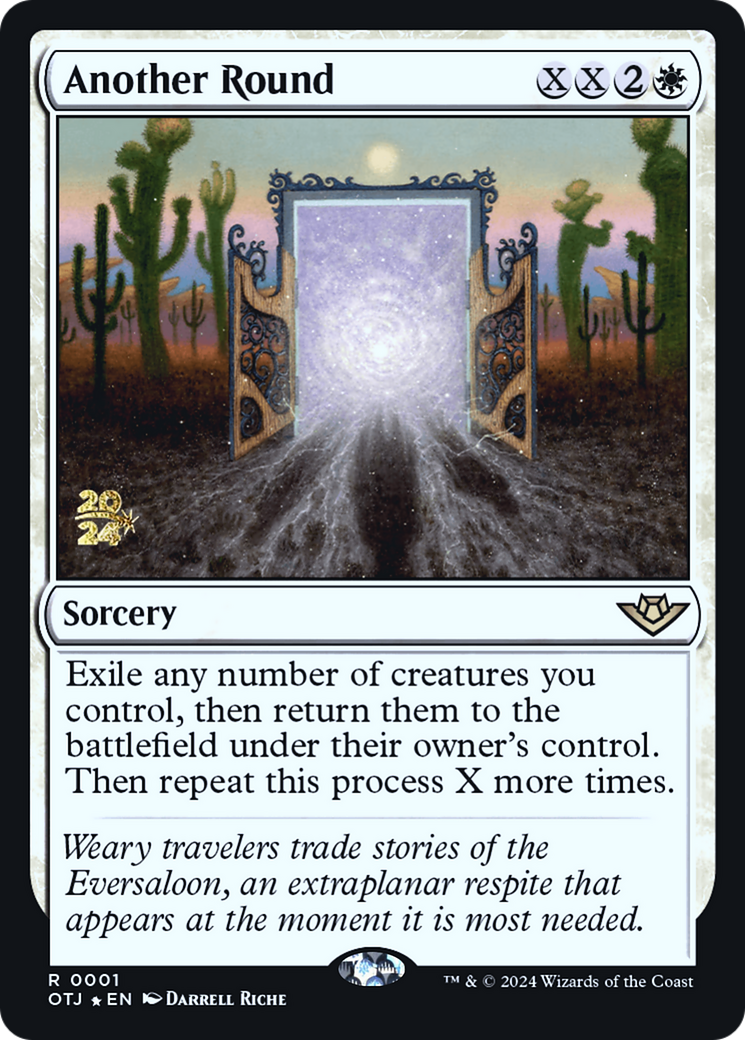 Another Round (POTJ-01S) - Outlaws of Thunder Junction Promos Foil - Premium MTG Single from Wizards of the Coast - Just $0.69! Shop now at Game Crave Tournament Store