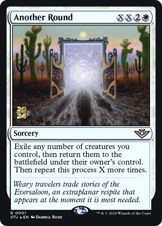 Another Round (POTJ-01S) - Outlaws of Thunder Junction Promos Foil - Premium MTG Single from Wizards of the Coast - Just $0.69! Shop now at Game Crave Tournament Store