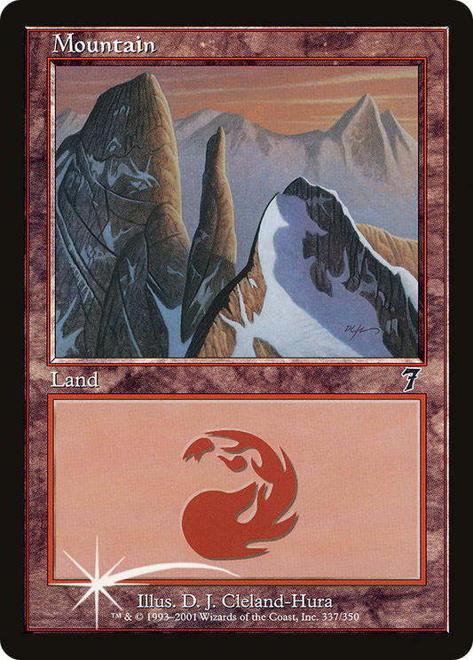 Mountain (337) (7ED-337) - 7th Edition