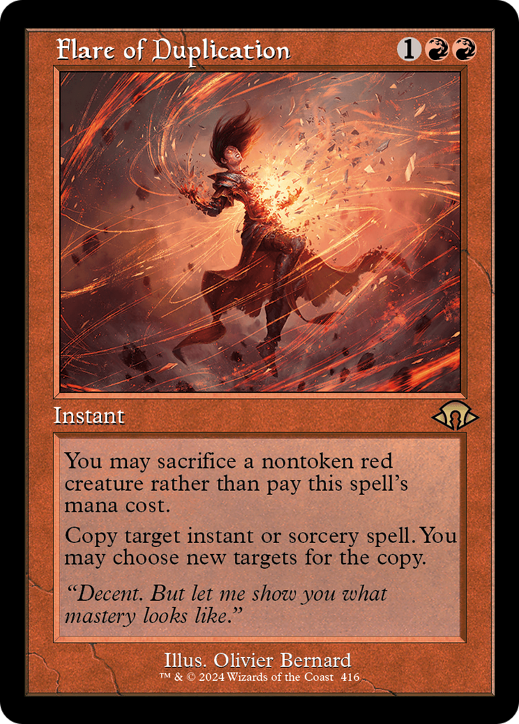 Flare of Duplication (MH3-416) - Modern Horizons 3 - Premium MTG Single from Wizards of the Coast - Just $1.46! Shop now at Game Crave Tournament Store