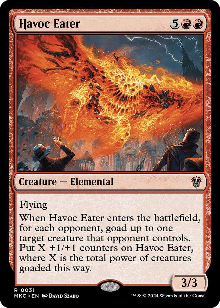 Havoc Eater (MKC-031) - Murders at Karlov Manor Commander - Premium MTG Single from Wizards of the Coast - Just $0.25! Shop now at Game Crave Tournament Store