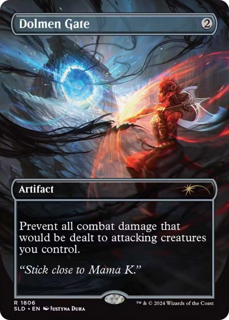 Dolmen Gate (SLD-1806) - Secret Lair Drop (Borderless) Foil - Premium MTG Single from Wizards of the Coast - Just $0! Shop now at Game Crave Tournament Store
