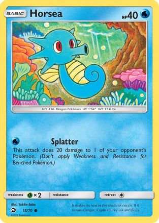Horsea 15/70 - Dragon Majesty