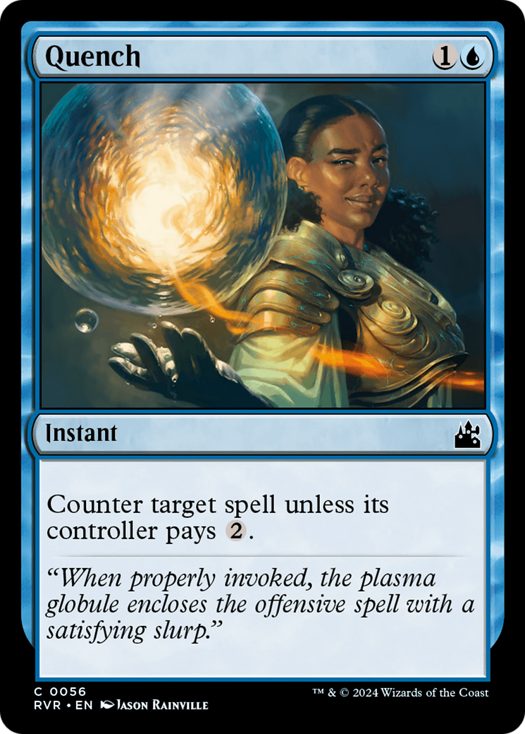 Quench (RVR-056) - Ravnica Remastered Foil - Premium MTG Single from Wizards of the Coast - Just $0.25! Shop now at Game Crave Tournament Store