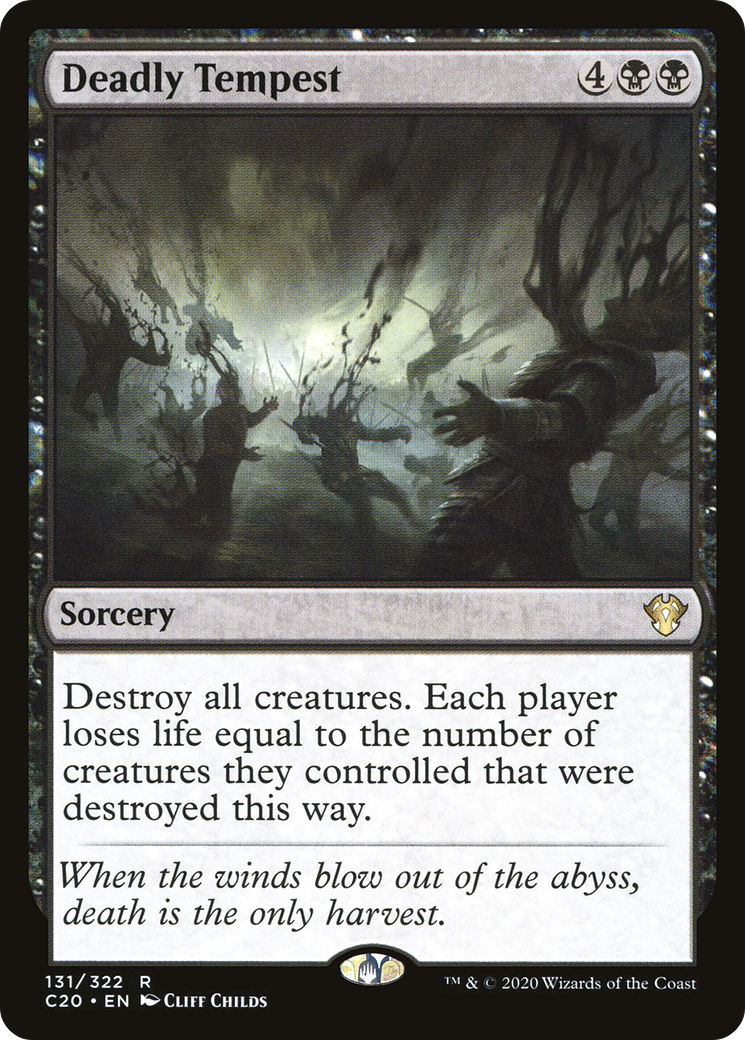 Deadly Tempest (C20-131) - Commander 2020 - Premium MTG Single from Wizards of the Coast - Just $0.21! Shop now at Game Crave Tournament Store