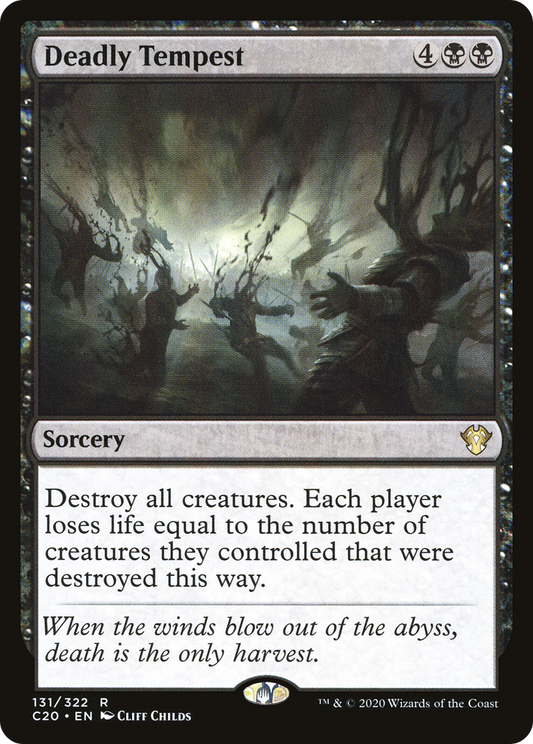 Deadly Tempest (C20-131) - Commander 2020 - Premium MTG Single from Wizards of the Coast - Just $0.21! Shop now at Game Crave Tournament Store