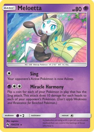 Meloetta 104/214 - Lost Thunder