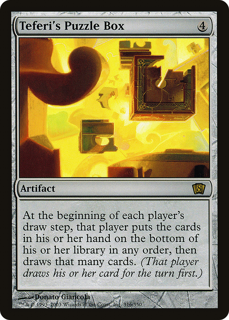 Teferi's Puzzle Box (8ED-316★) - Eighth Edition Foil - Premium MTG Single from Wizards of the Coast - Just $16.79! Shop now at Game Crave Tournament Store