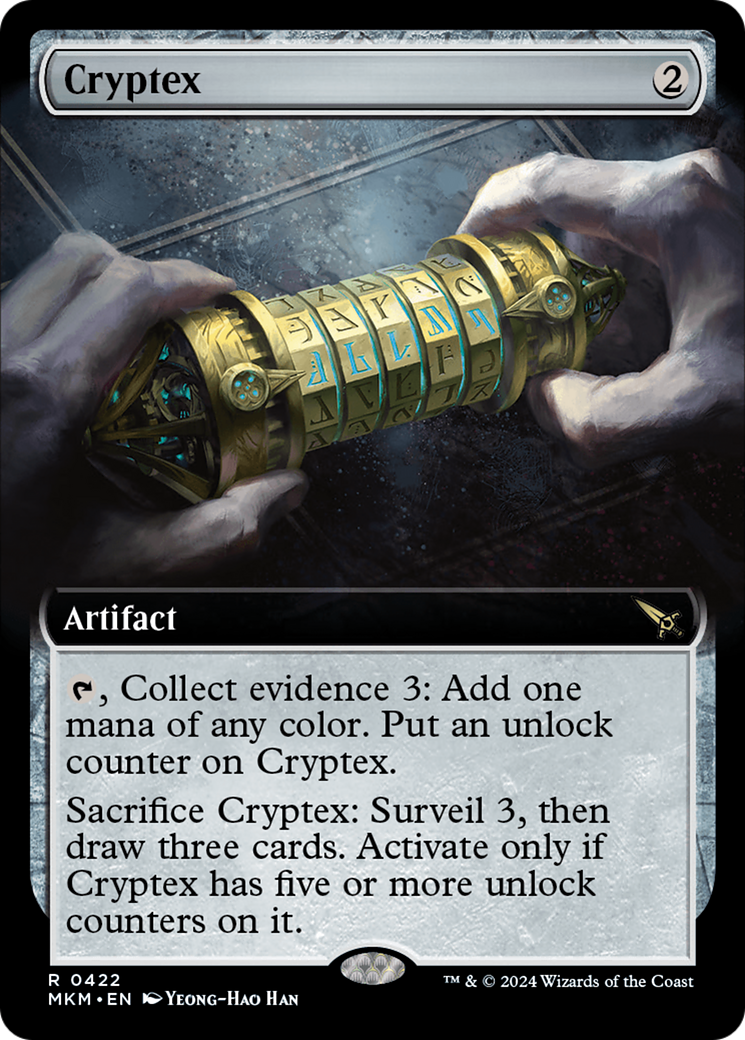 Cryptex (MKM-422) - Murders at Karlov Manor: (Extended Art) - Premium MTG Single from Wizards of the Coast - Just $0.25! Shop now at Game Crave Tournament Store