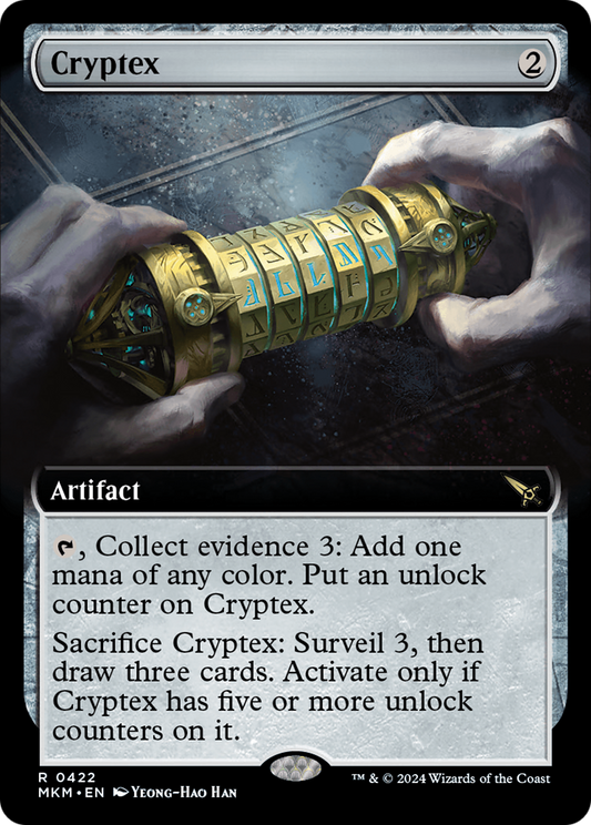 Cryptex (MKM-422) - Murders at Karlov Manor: (Extended Art) - Premium MTG Single from Wizards of the Coast - Just $0.25! Shop now at Game Crave Tournament Store