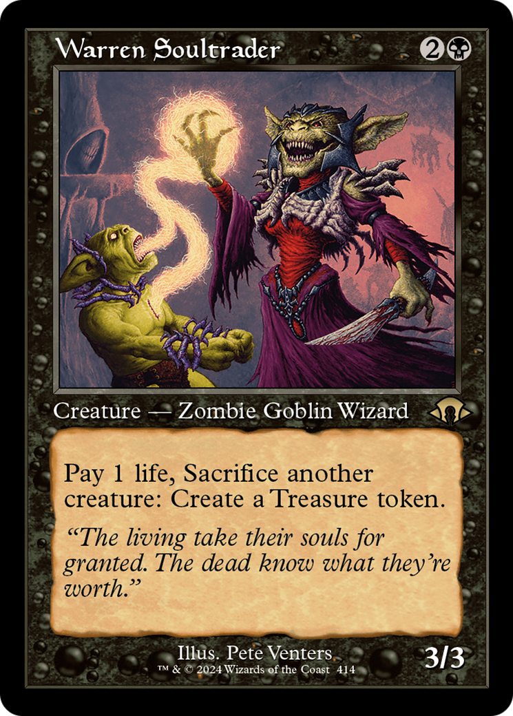 Warren Soultrader (MH3-414) - Modern Horizons 3 Foil - Premium MTG Single from Wizards of the Coast - Just $15.61! Shop now at Game Crave Tournament Store