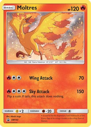 Moltres SM143/248 - SM Black Star Promos Holofoil