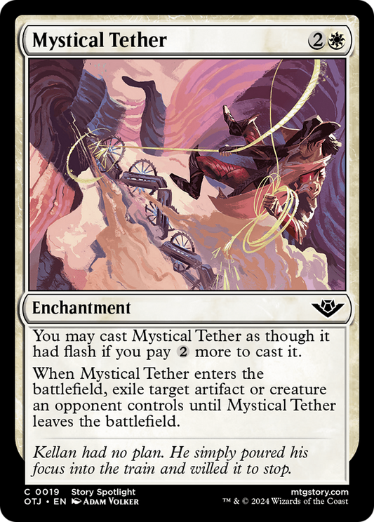 Mystical Tether (OTJ-019) - Outlaws of Thunder Junction - Premium MTG Single from Wizards of the Coast - Just $0.25! Shop now at Game Crave Tournament Store