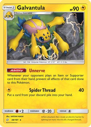 Galvantula 48/181 - Team Up Reverse Holofoil