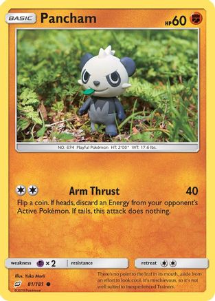 Pancham 81/181 - Team Up Reverse Holofoil