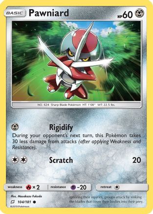 Pawniard 104/181 - Team Up Reverse Holofoil