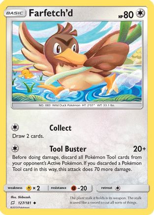 Farfetch'd 127/181 - Team Up Reverse Holofoil