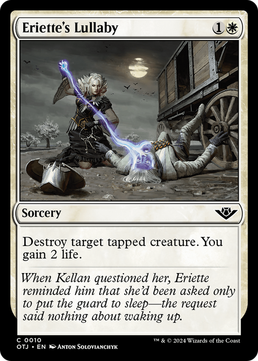 Eriette's Lullaby (OTJ-010) - Outlaws of Thunder Junction - Premium MTG Single from Wizards of the Coast - Just $0.25! Shop now at Game Crave Tournament Store