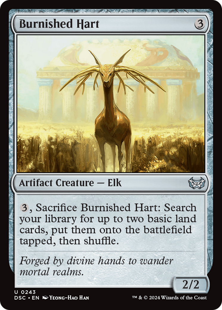 Burnished Hart (DSC-243) - Duskmourn: House of Horror Commander - Premium MTG Single from Wizards of the Coast - Just $0.25! Shop now at Game Crave Tournament Store