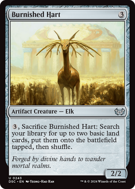 Burnished Hart (DSC-243) - Duskmourn: House of Horror Commander - Premium MTG Single from Wizards of the Coast - Just $0.25! Shop now at Game Crave Tournament Store