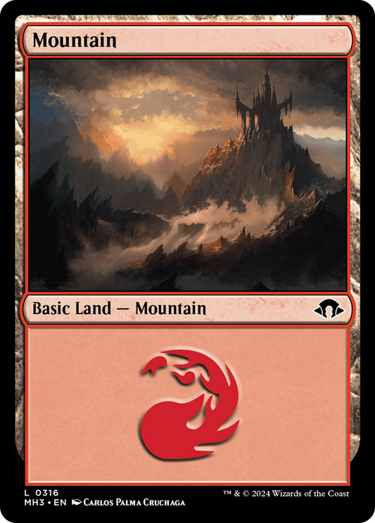 Mountain (MH3-316) - Modern Horizons 3 - Premium MTG Single from Wizards of the Coast - Just $0.25! Shop now at Game Crave Tournament Store