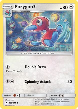 Porygon2 156/214 - Unbroken Bonds