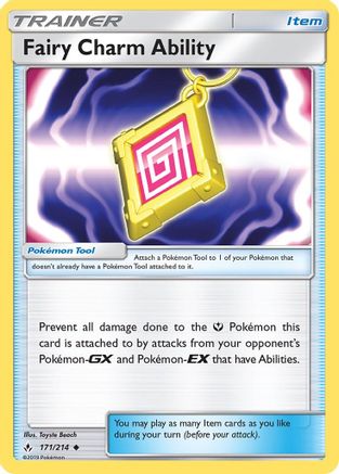 Fairy Charm Ability 171/214 - Unbroken Bonds Reverse Holofoil