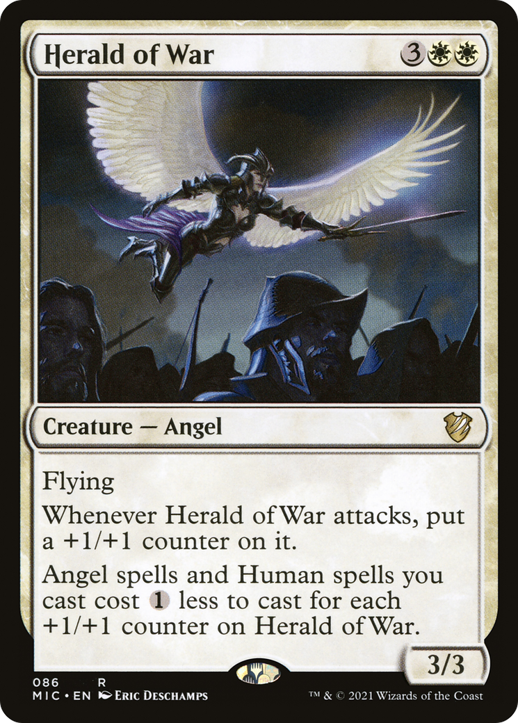 Herald of War (MIC-086) - Midnight Hunt Commander - Premium MTG Single from Wizards of the Coast - Just $0.89! Shop now at Game Crave Tournament Store