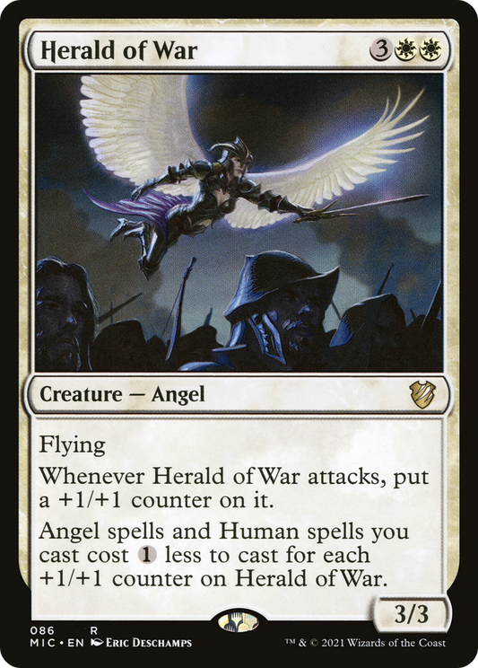Herald of War (MIC-086) - Midnight Hunt Commander - Premium MTG Single from Wizards of the Coast - Just $0.89! Shop now at Game Crave Tournament Store