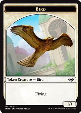 Bird // Elephant Double-Sided Token (MH1-3 // 12) - Modern Horizons