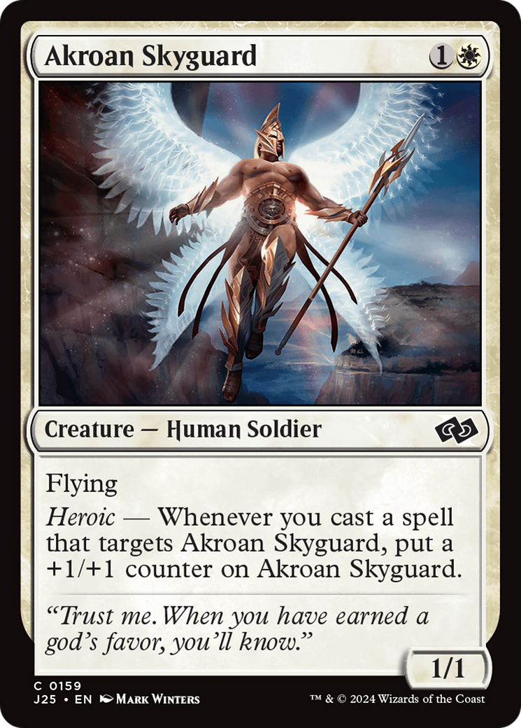 Akroan Skyguard (J25-159) - Foundations Jumpstart - Premium MTG Single from Wizards of the Coast - Just $0.25! Shop now at Game Crave Tournament Store