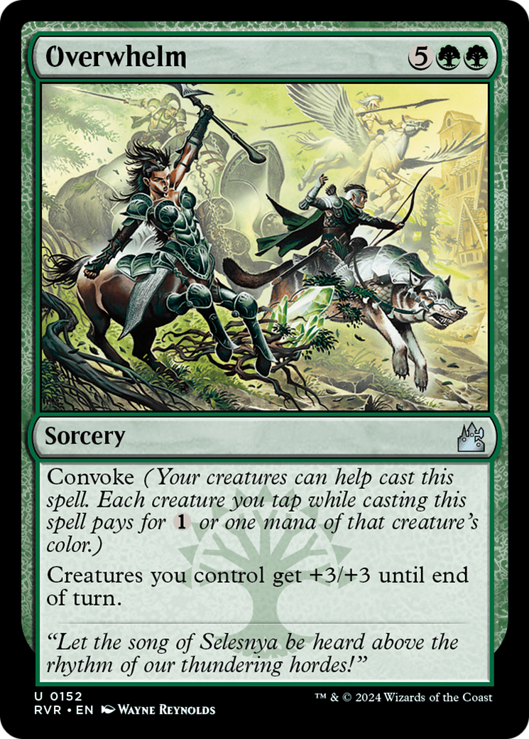 Overwhelm (RVR-152) - Ravnica Remastered - Premium MTG Single from Wizards of the Coast - Just $0.25! Shop now at Game Crave Tournament Store