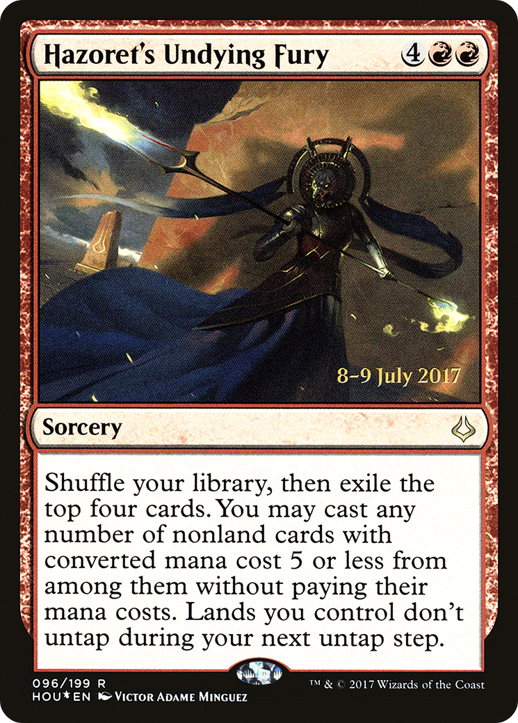 Hazoret's Undying Fury (PHOU-96S) - Hour of Devastation Promos Foil - Premium MTG Single from Wizards of the Coast - Just $0.12! Shop now at Game Crave Tournament Store