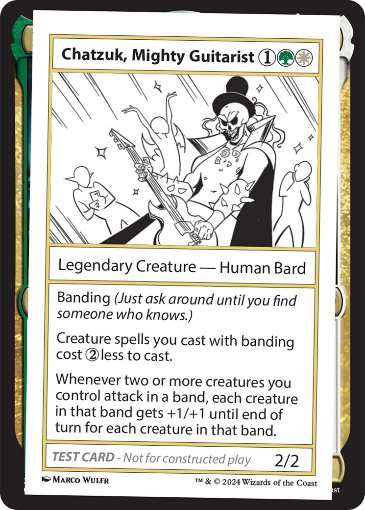 Chatzuk, Mighty Guitarist (MB2-351) - Mystery Booster 2 - Premium MTG Single from Wizards of the Coast - Just $0.37! Shop now at Game Crave Tournament Store