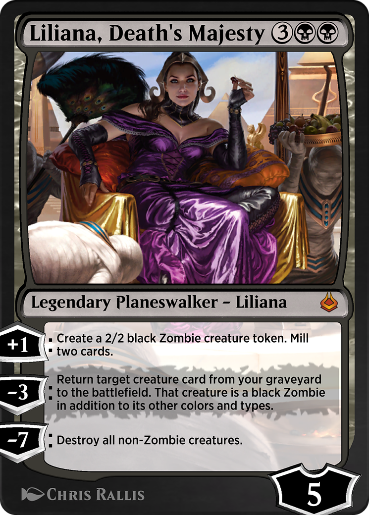 Liliana, Death's Majesty (AKR-111) - Amonkhet Remastered - Premium MTG Single from Wizards of the Coast - Just $0! Shop now at Game Crave Tournament Store