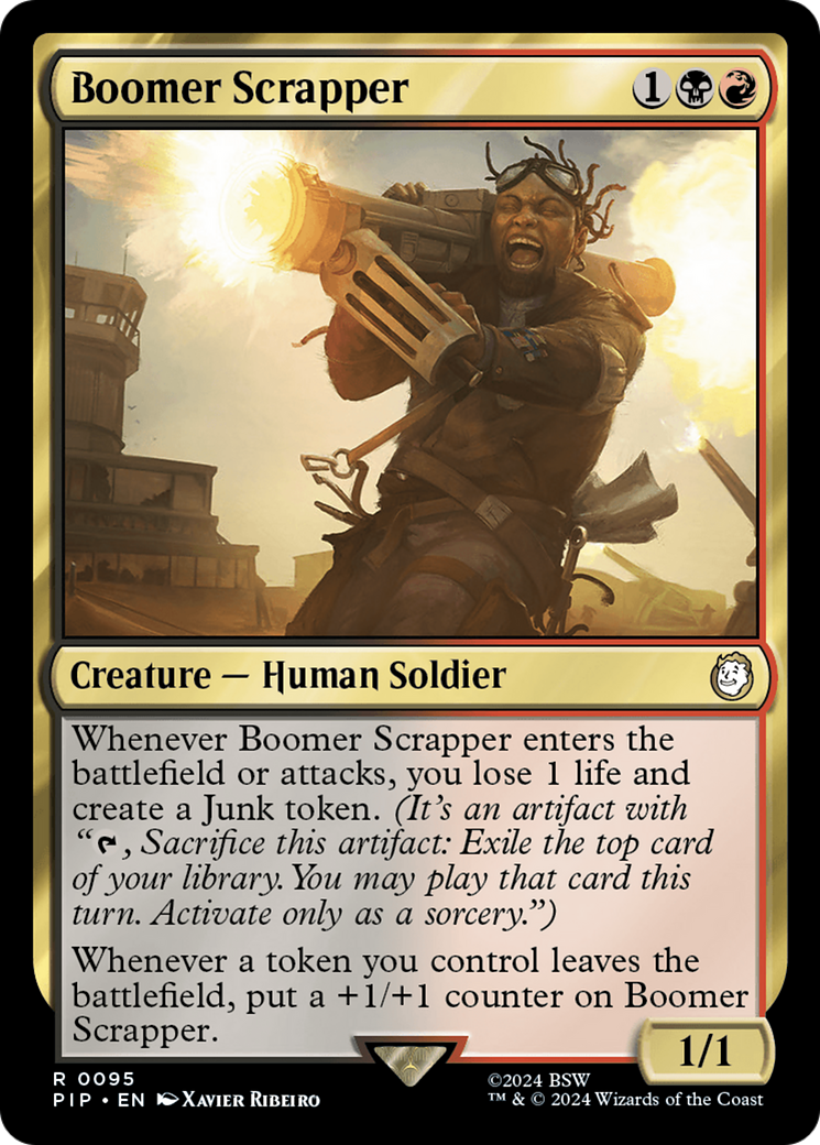 Boomer Scrapper (PIP-095) - Fallout - Premium MTG Single from Wizards of the Coast - Just $0.25! Shop now at Game Crave Tournament Store