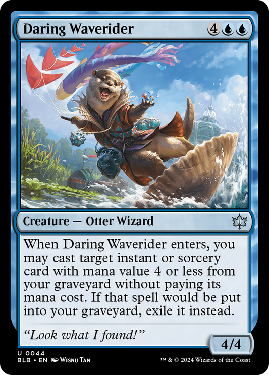 Daring Waverider (BLB-044) - Bloomburrow Foil - Premium MTG Single from Wizards of the Coast - Just $0.25! Shop now at Game Crave Tournament Store