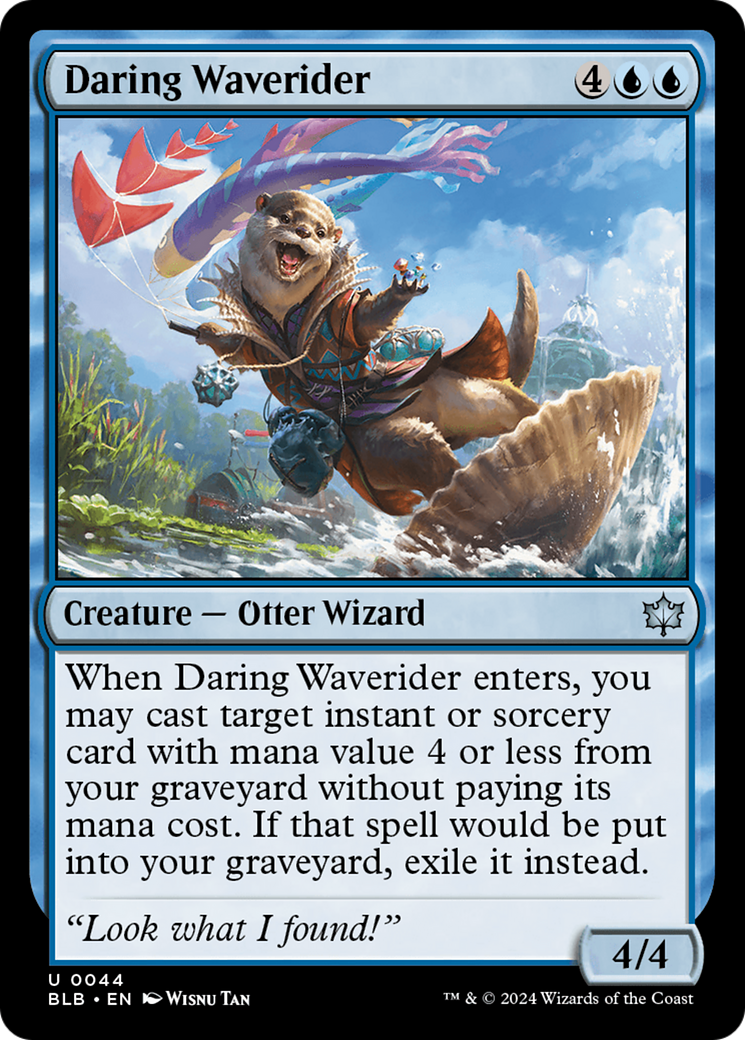 Daring Waverider (BLB-044) - Bloomburrow - Premium MTG Single from Wizards of the Coast - Just $0.25! Shop now at Game Crave Tournament Store